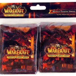 Discount ⭐ World of Warcraft Trading Card Game Deathwing Card Sleeves [80 Count] 🥰
